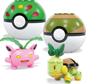 Four-pronged Poké Balls bundle for secure team setup