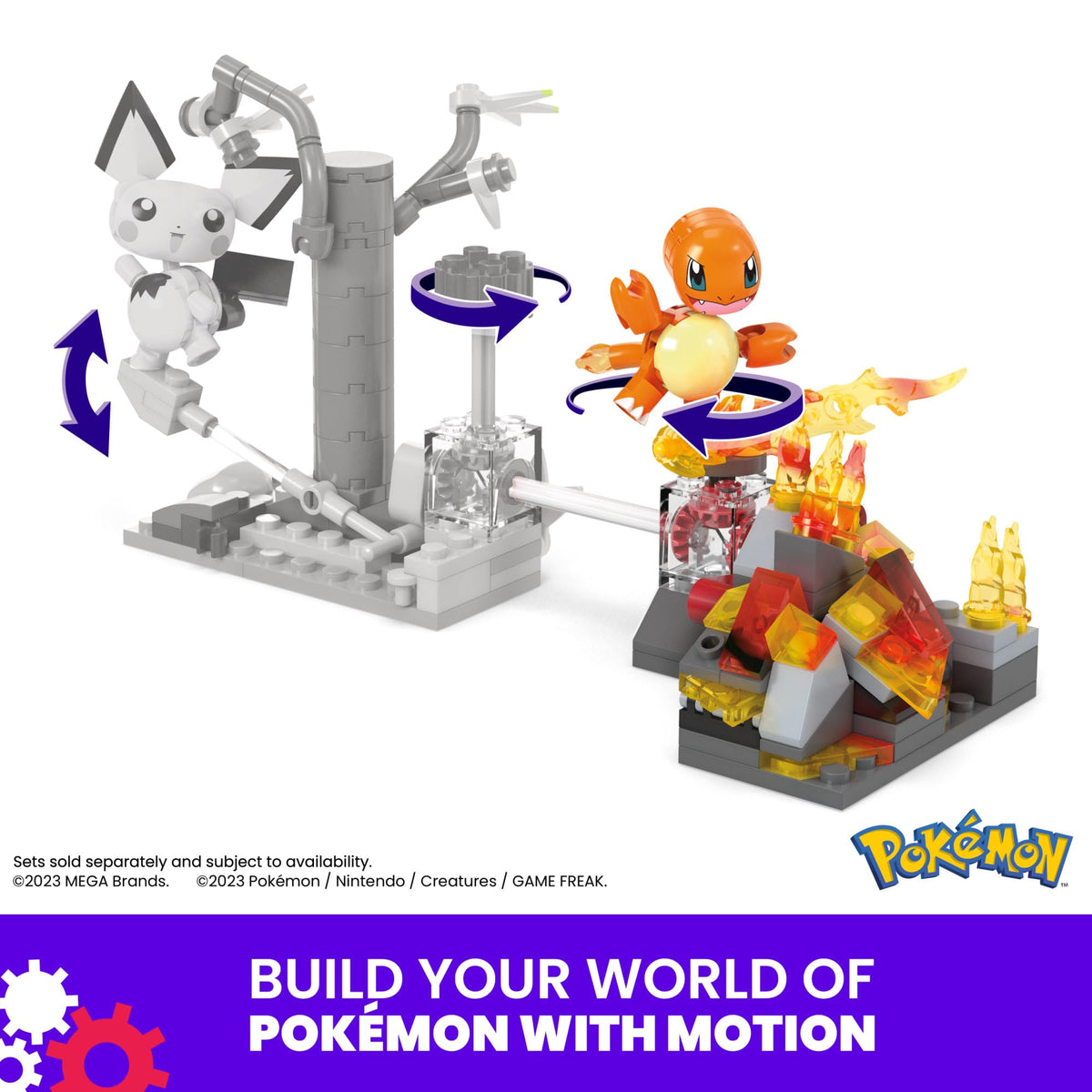 81-piece Mega Brands Pokemon set offers a complete building experience