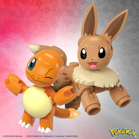 Mega Brands buildable Pokémon pieces for open-ended play.