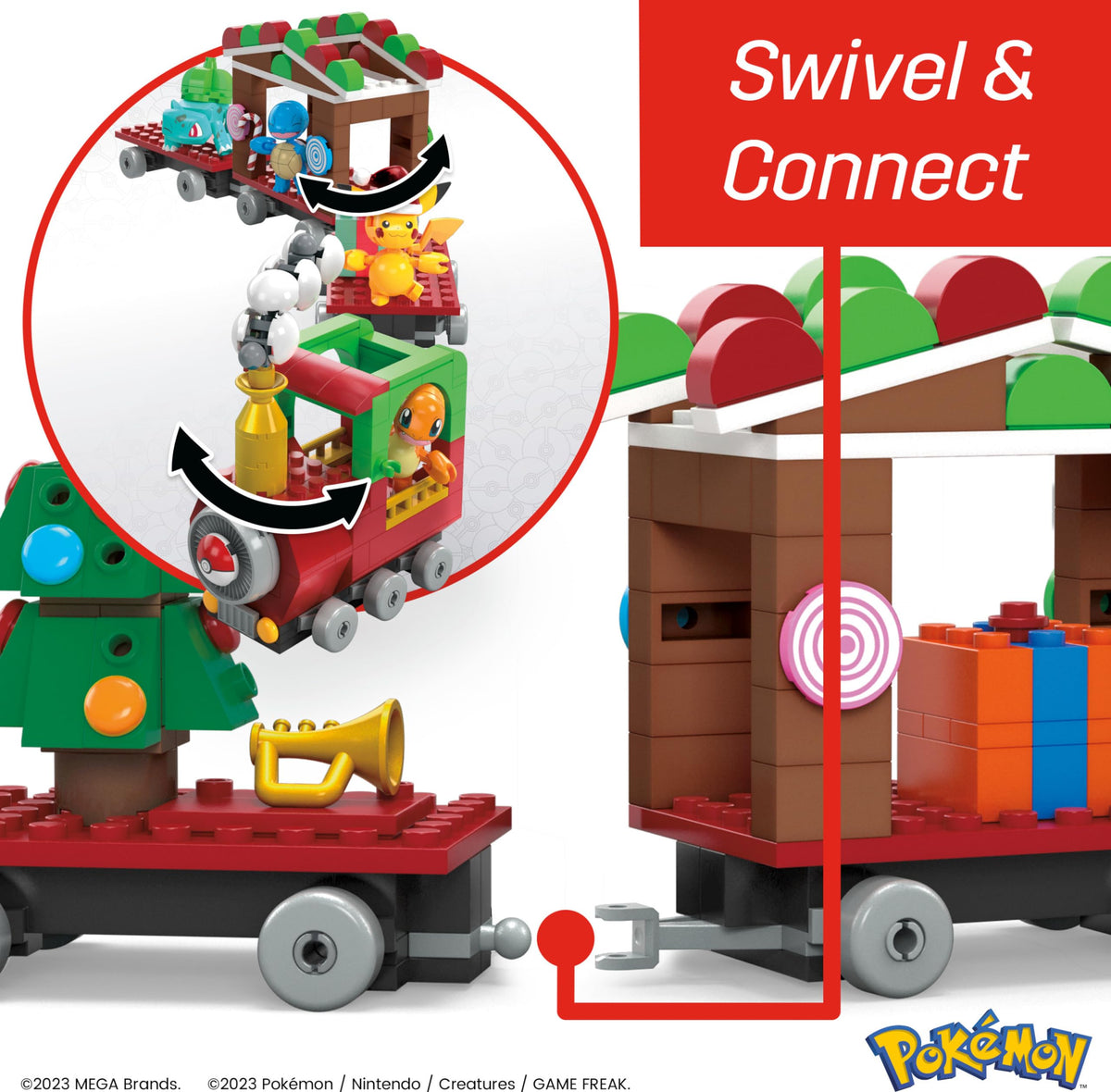Mega Brands Pokemon Charmander figure included for fiery pretend adventures