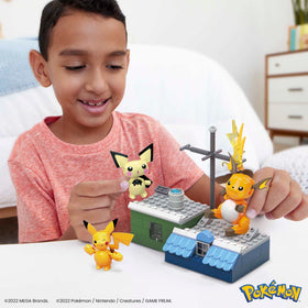 MEGA Brands Pokémon Pikachu figure crafted for dynamic posing and storytelling.