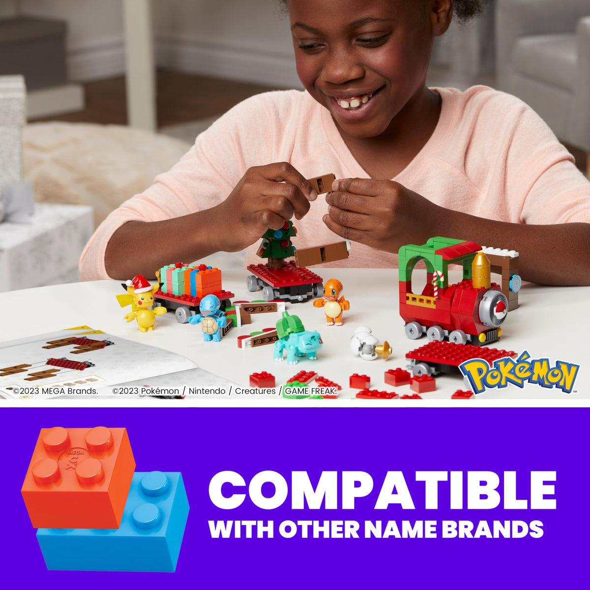 Mega Brands Pokemon Pikachu figure included for beloved character play