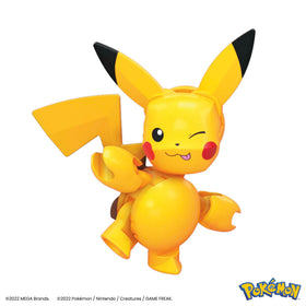 MEGA Brands Pokémon rooftop battle environment for dramatic play scenes.