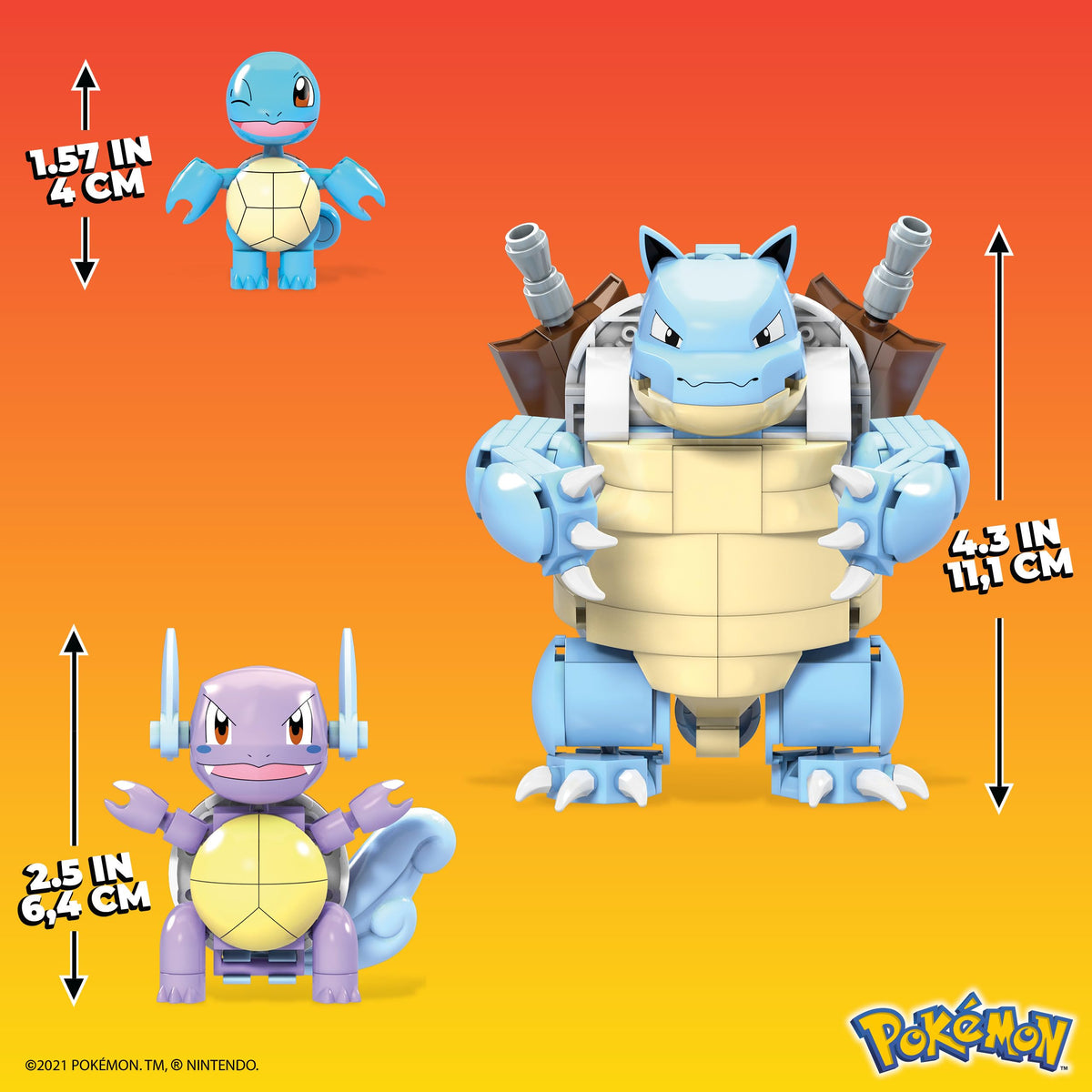 Mega Brands poseable Pokémon figures encourage creative play and display.