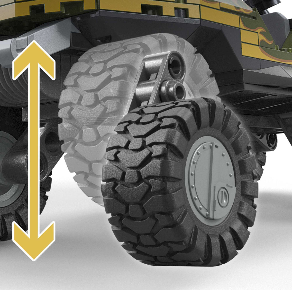 Spartan Douglas-042 figure with Mega Halo Warthog enables dynamic rescues