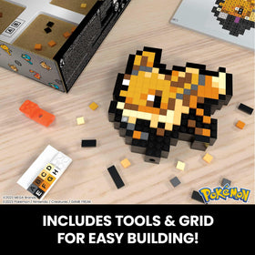 Mega Eevee wall-mount notch enables sleek display.