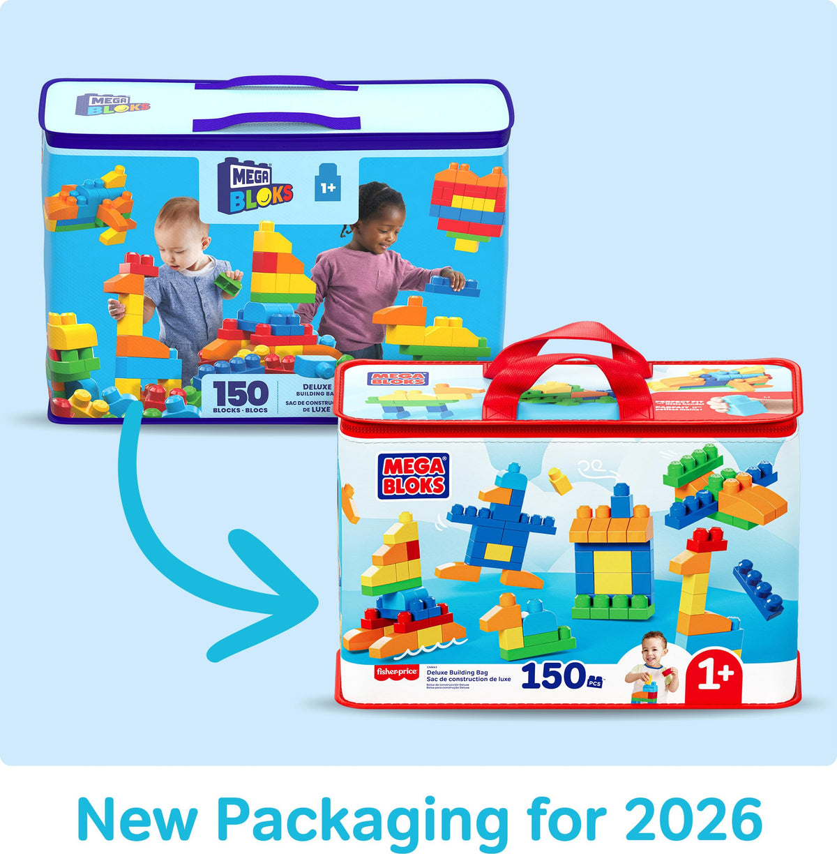 Mega Bloks Deluxe Bag keeps blocks organized for next adventures.