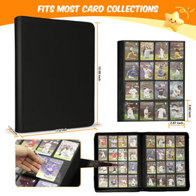 Megapuxin premium binder side loading design enables easy card insertion and secure storage
