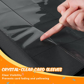 Megapuxin zipper closure keeps cards secure during transport