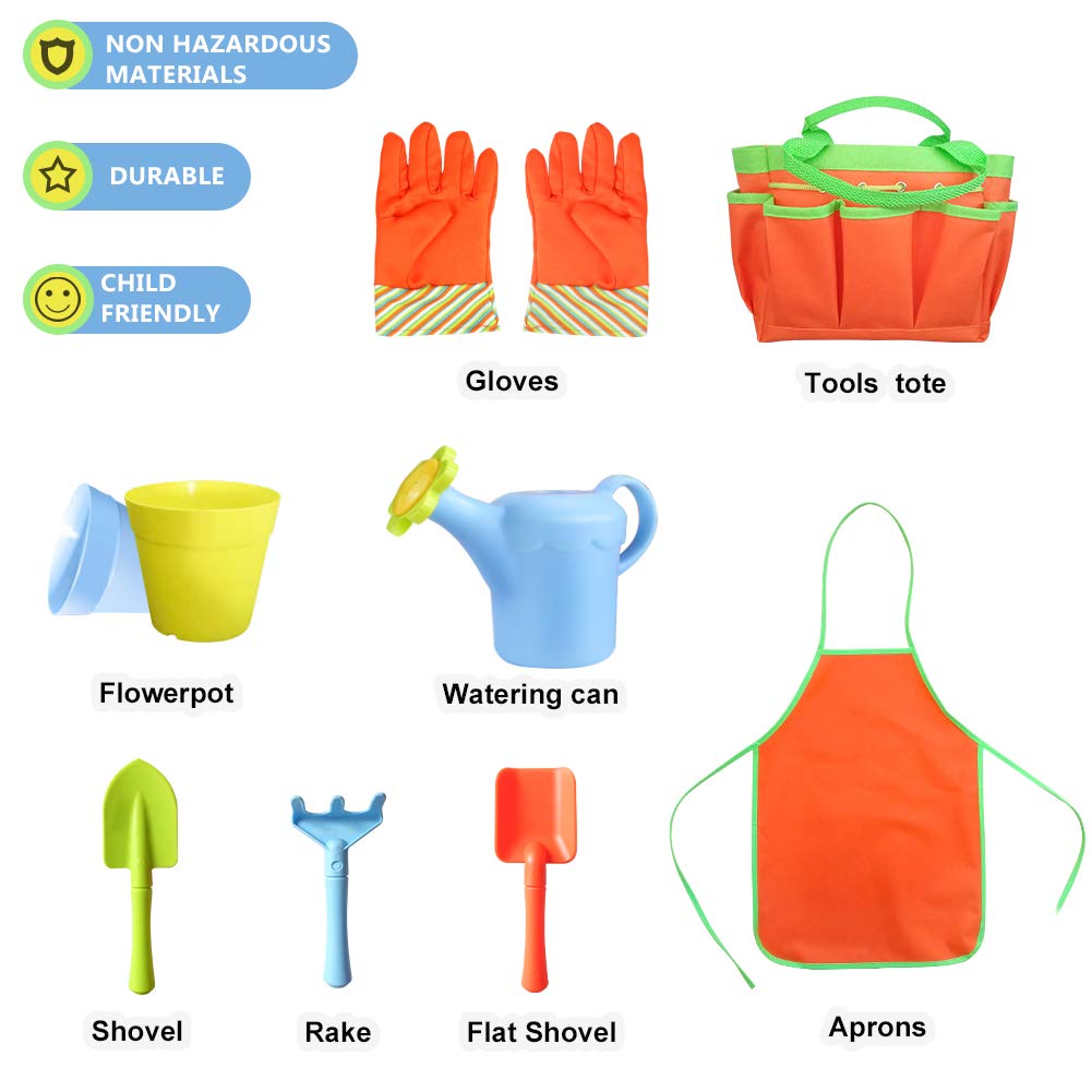 Megawodar kid gloves ready for soil and sand play
