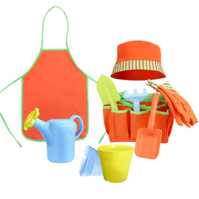 Megawodar Kids Garden Tools Set with shovel for pretend gardening and outdoor play