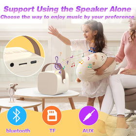 MEGUO compact microphone with easy grip for kids