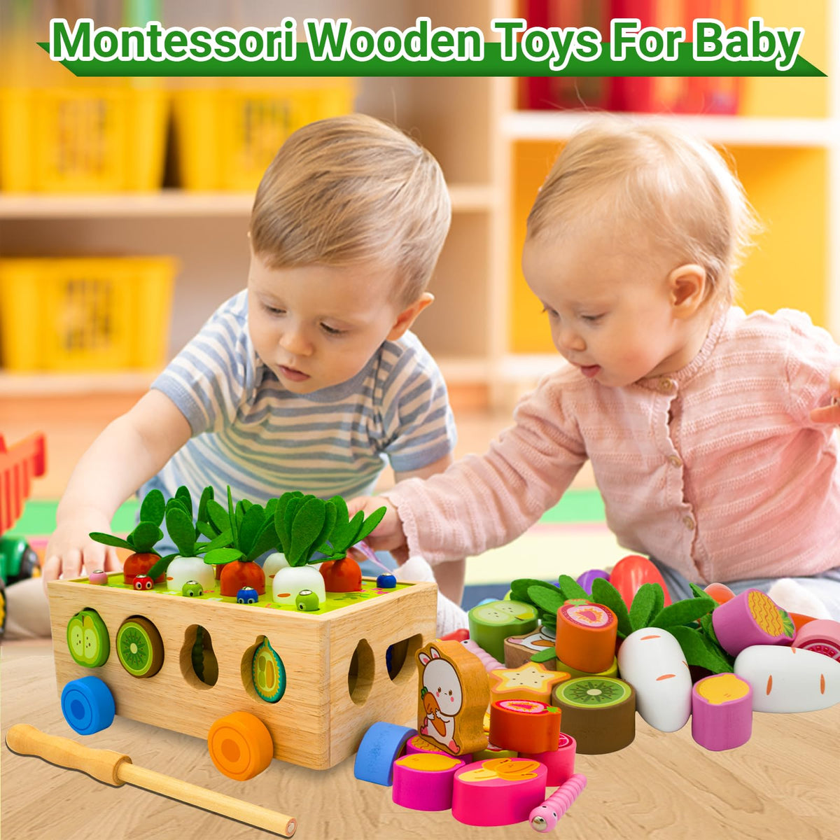 MEGRANATE magnetic rabbit promotes interactive play and magnet-assisted assembly