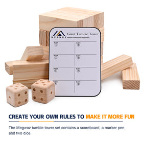 Megwoz blocks feature smooth rounded edges for kid-friendly use.