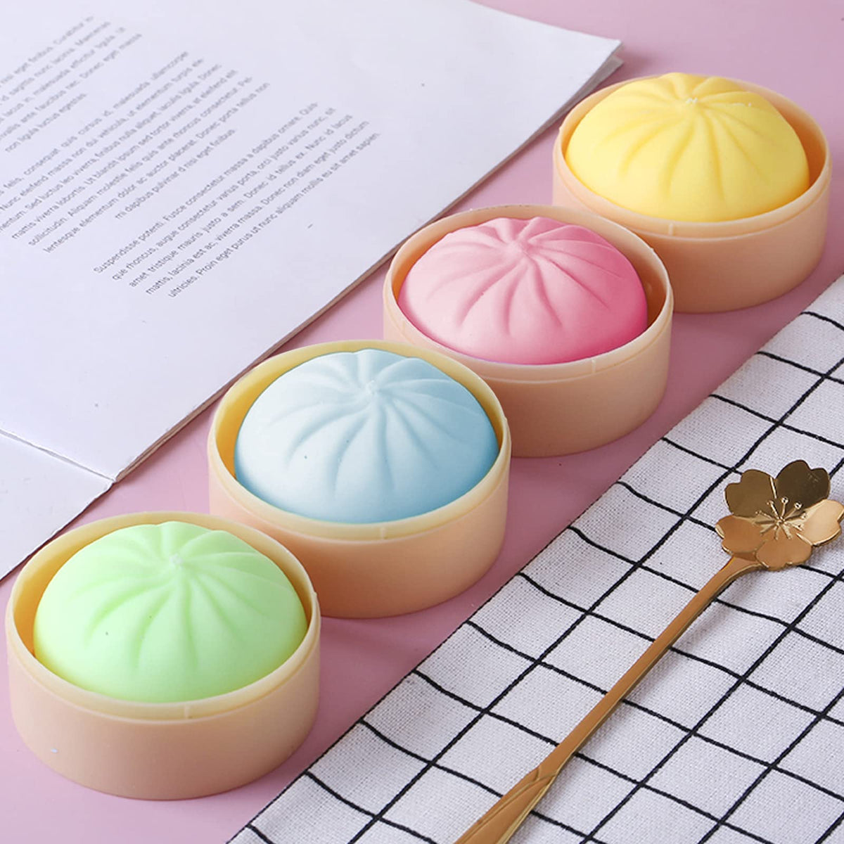MEIEST blue dumpling stress ball enhances focus during breaks.
