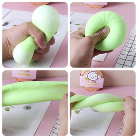 MEIEST green dumpling stress ball with mini steamer for play.