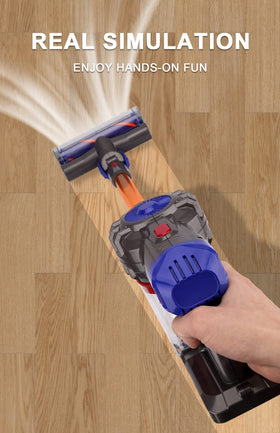 MEIJIABA toy vacuum in stair-cleaner mode for indoor pretend cleaning
