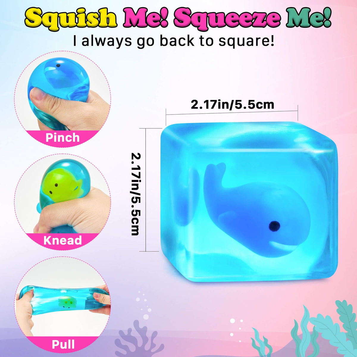 Meijoy Mochi-animal Octopus Stress Cube adds playful visual and tactile appeal