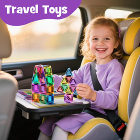 Compact metal box containing MEIQ tiles for car and travel use