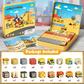MEIQ creative builds vehicles encouraging exploration with strong magnets.