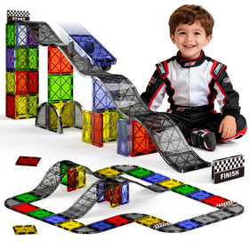 MEIQ magnetic downhill racer set car for fast, engaging play