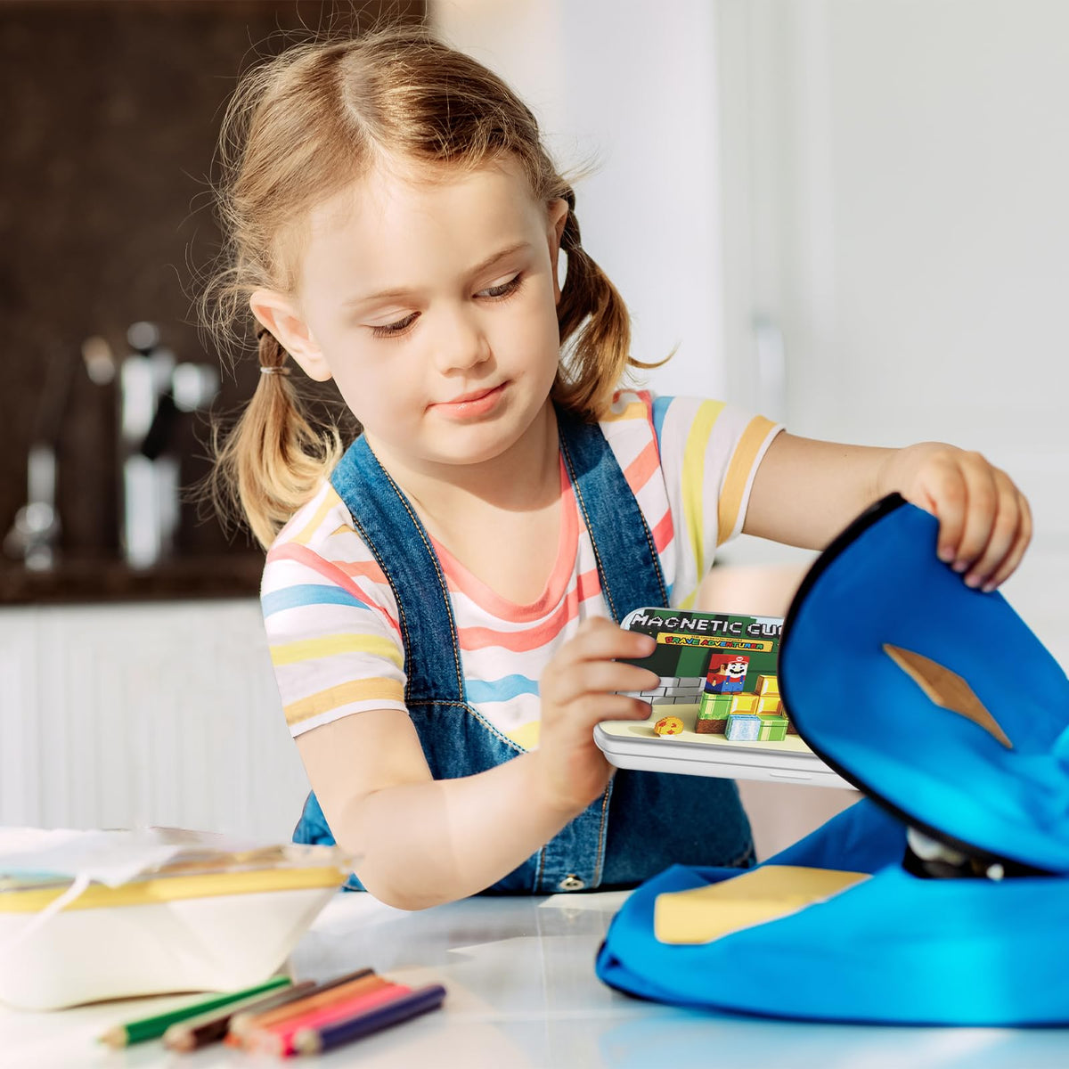 Smooth-edged MEIQ blocks ensure safe, kid-friendly construction