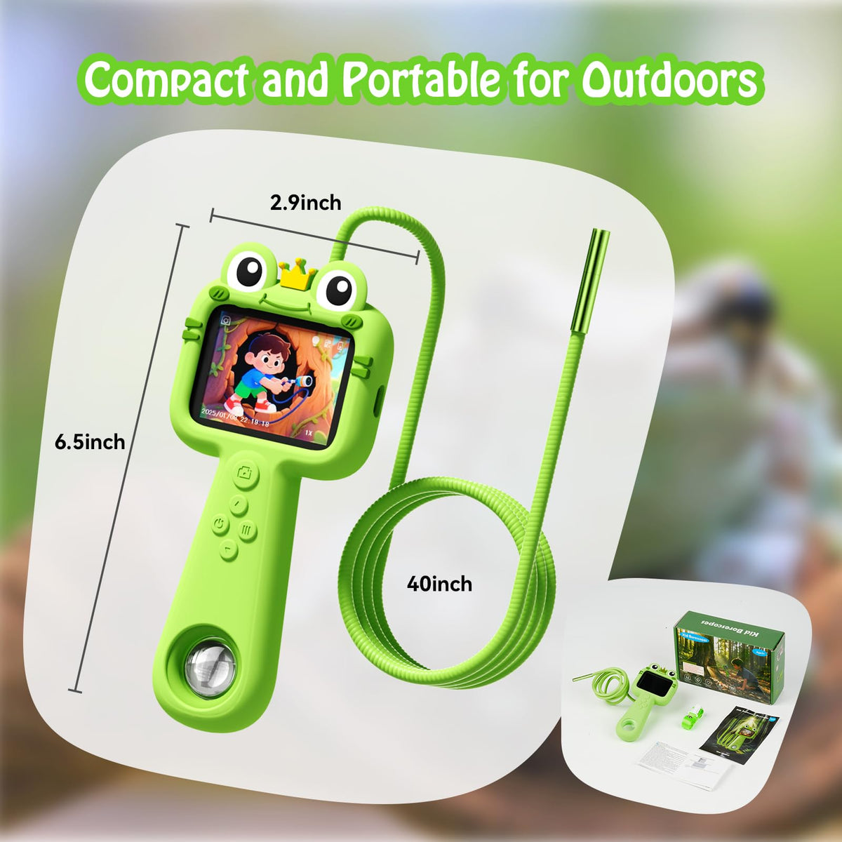 Meirenivo portable STEM toy fosters curiosity during outdoor exploration