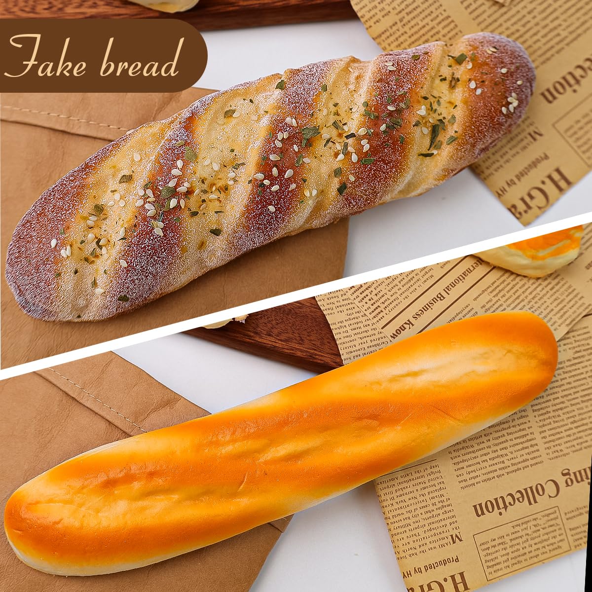 Meiwlong round loaf prop ideal for wedding and event styling