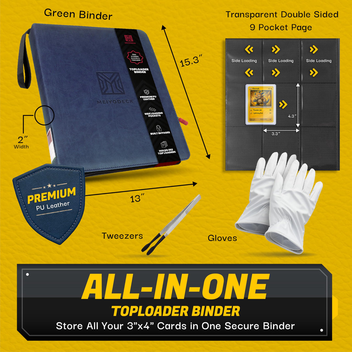 MEIYODECK PU leather cover with water resistance and premium feel