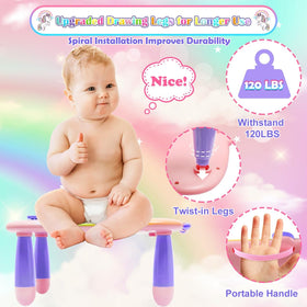 MEJCFARI four-color areas help kids learn color recognition.