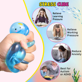 Meijoy Stress Cube narwhal mochi animal supports soothing hand movements