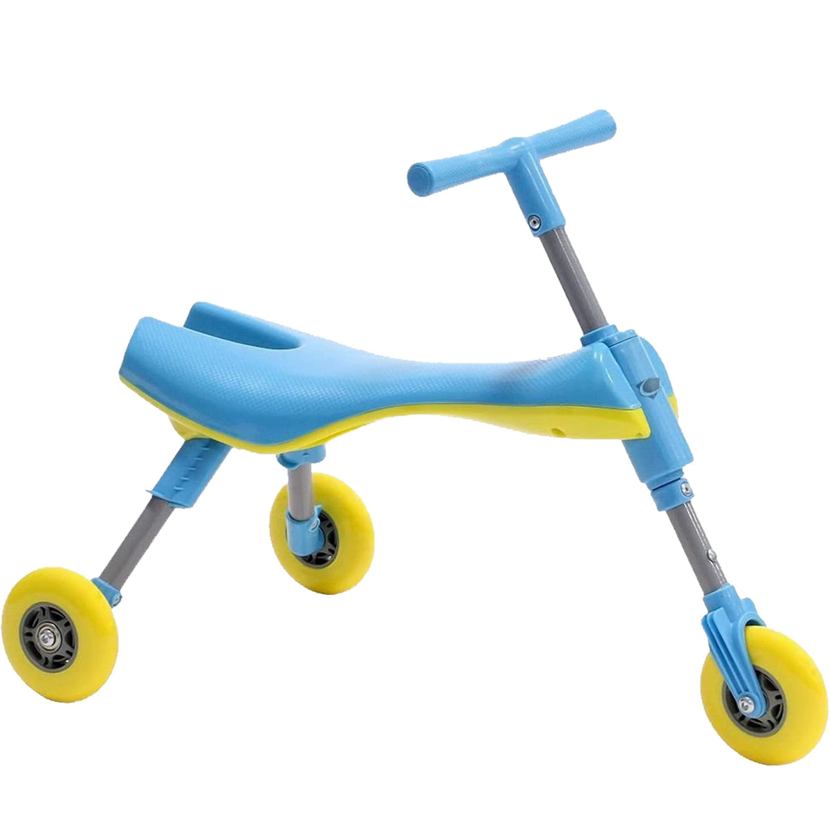 MEKBOK Fly Bike folding frame blue, ideal for easy storage and transport.