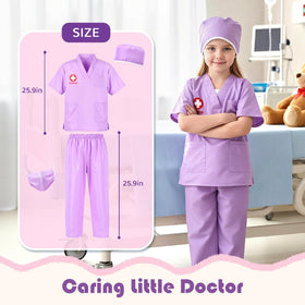 Meland career day doctor costume for kids, invites caring role-play