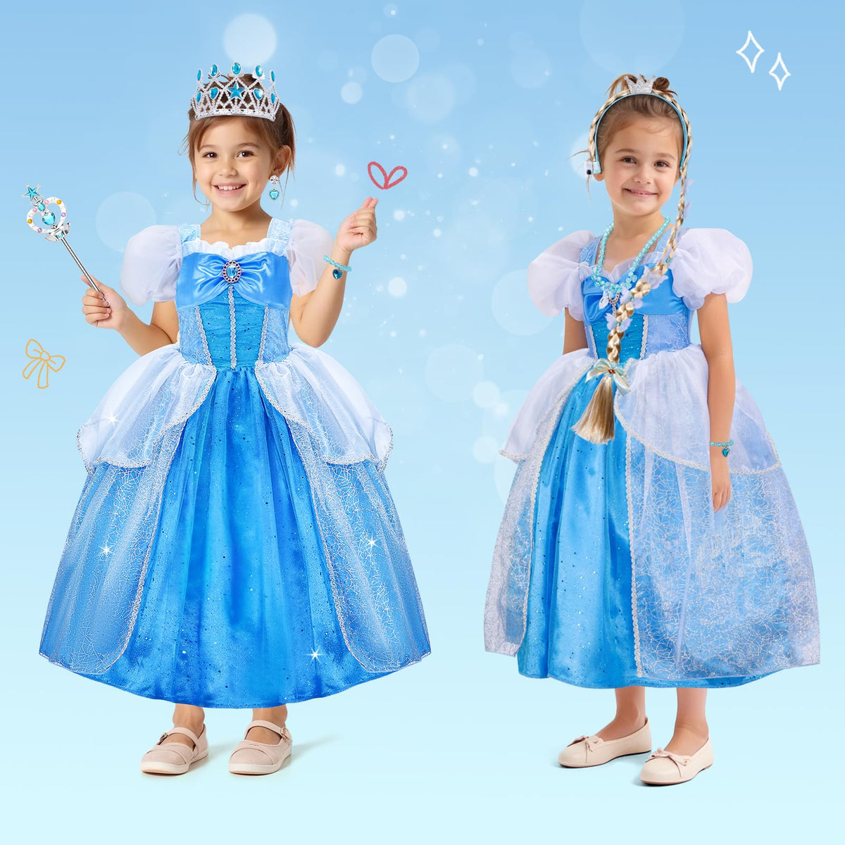 Meland festive dress for birthdays and Halloween celebrations