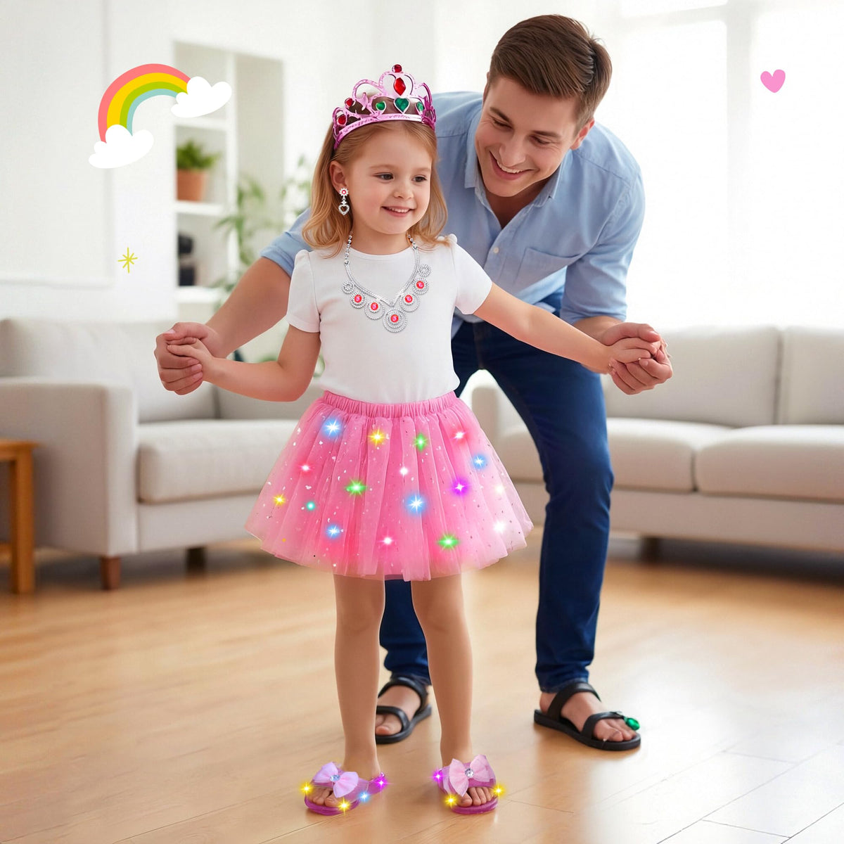 Meland dress-up set fuels imagination and social play during pretend royal moments