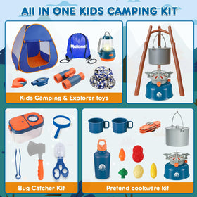 Meland Kids Camping Set Binoculars for distant discoveries