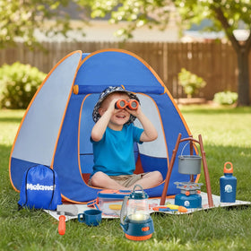 Meland Kids Camping Set Drawstring Backpack keeps gear organized