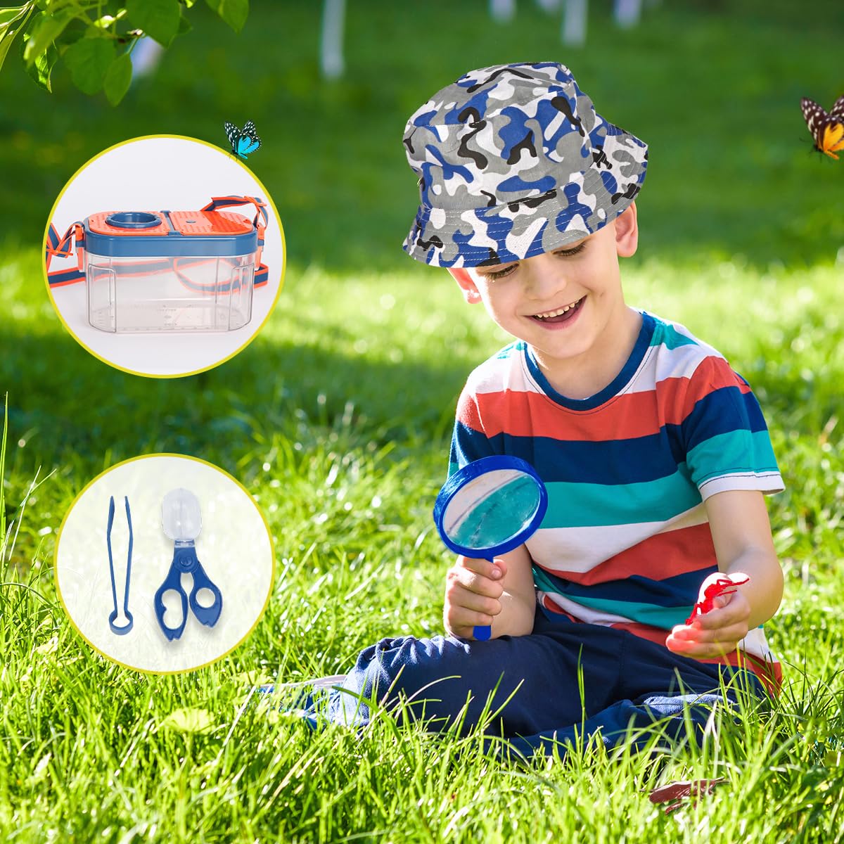 Meland Kids Camping Set Pretend Play Tools for imaginative exploration