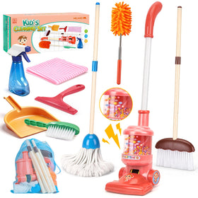 Meland Kids Cleaning Set broom helps toddlers form tidy habits.