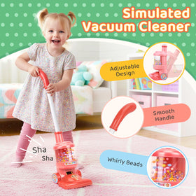 Meland toy vacuum with spinning beads sparks imaginative play.