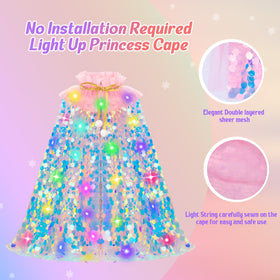 Meland necklace completes the coordinated princess look for events.
