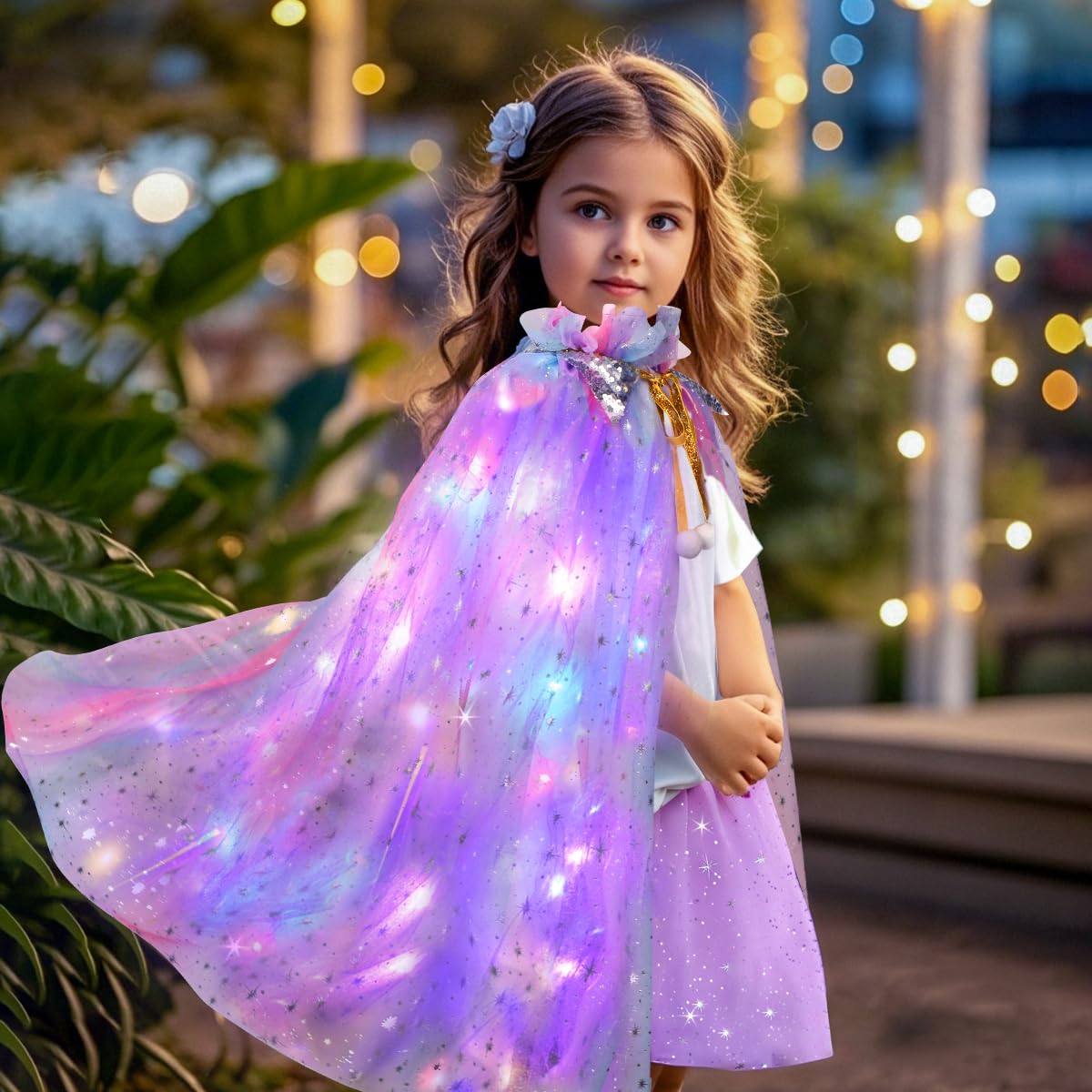 Meland premium fabric and sequin design provide a durable, dazzling look