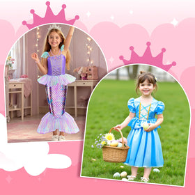 Meland princess cape and accessories for creative role play