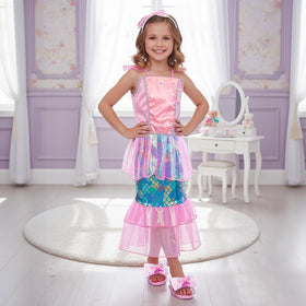 Meland Rainbow dress – vibrant hues for playful costume moments