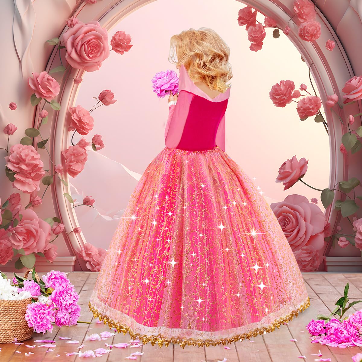 Meland dress ready for parties and Halloween with easy wear and care.