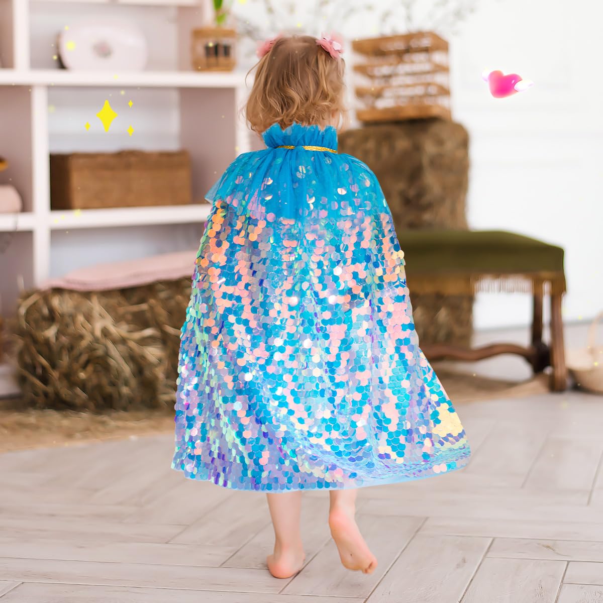 Meland jewelry set adds elegant accessories for pretend princess outfits.