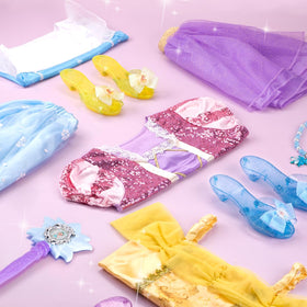 Meland princess shoes lavender — color-matched to dress outfits for coordinating looks.