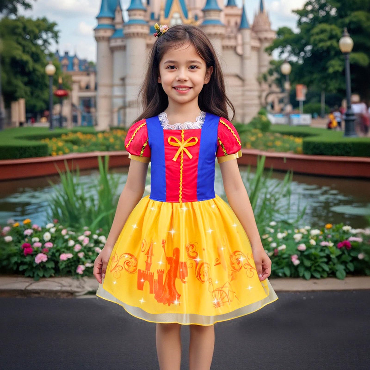 Meland princess tiara set for sparkling pretend-play moments