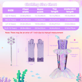 Meland toddler gloves and tiara add a polished mermaid finishing touch.