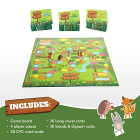 Word Seeds reading board in garden theme motivates kids